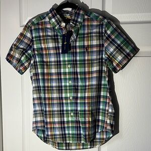 Polo by Ralph Lauren Boy’s Colorful Plaid Button-Down Shirt